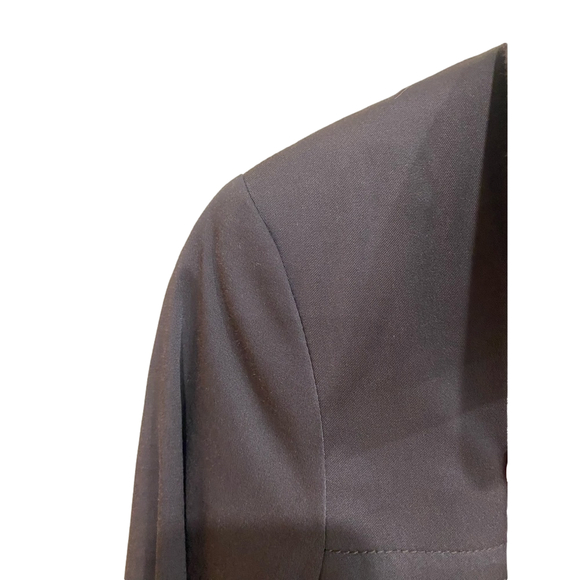 Zara basic dark brown double breasted trench coat- medium- - Picture 16 of 16